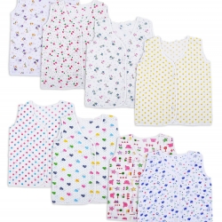 Orange and Orchid Baby Jabla for Just born,Infants - Pack of 8 0-6 Months