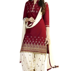 Sky Global Womens Printed Unstitched Regular Wear Dress Material