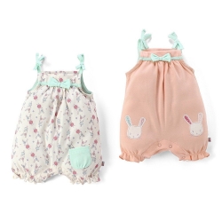 FS Mini Klub Baby Girls Romper, Pack Of 2