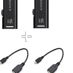 TpfroSony 16gb pendrive With OTG Combo 2 Sony 16gb Pendrive, Set of 2
