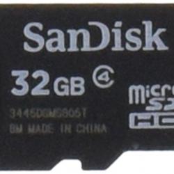 SanDisk 32GB Class 4 microSDHC Flash Memory Card, SDSDQM-032G-B35