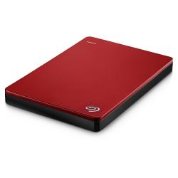 Seagate Backup Plus Slim 1TB Portable External Hard Drive with 200GB of Cloud Storage & Mobile Device Backup, Red