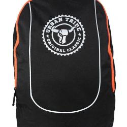 Urban Tribe Mustang Tall Boy Laptop Backpack - Black+Orange