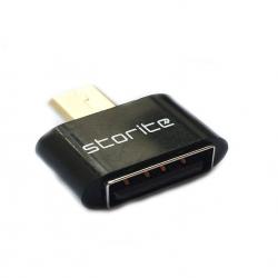 Storite Square OTG-Black Storite Cute Little OTG Adapter Micro USB OTG to USB 2.0 Adapter for Smartphones & Tablets, Black