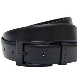 Cross Mens Genuine Leather Belt - Classic Century Range - Black AC018151 with FREE Keyring