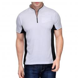 Scott Dryfit T.shirt for Men White with Black