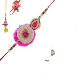 GRJ INDIA Traditional Style Design Scented Rakhi