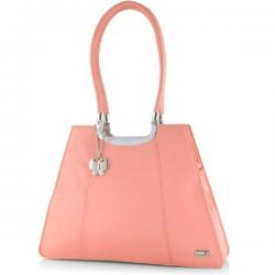 Butterflies Shoulder Bag Dark Peach