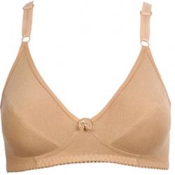Lovable Womens Full Coverage Beige Bra