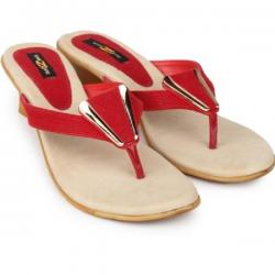 Shezone Women Red Heels Red