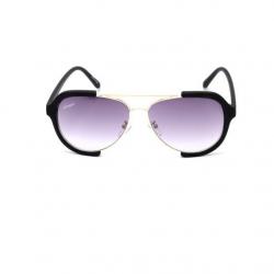 Amaze Medium Black Aviator Sunglasses