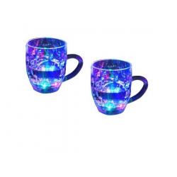 Caryn Combo Beer Party Multi-Color Led Light Plastic Mug