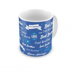indibni Gift for Raksha Bandhan Rakhi Gifts for Brother on Bhaidooj Birthday Anniversary Ceramic Mug