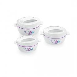 Cello Pack of 3 Casserole Set