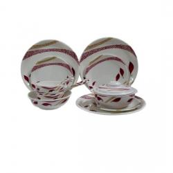 Blue Berry 16 Pcs,Solid Melamine Plate