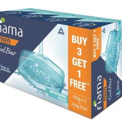 Fiama Di Wills Men Energizing Sport Gel Bars 125gm Pack of 4