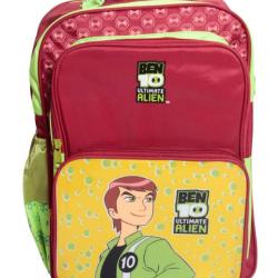 Priority Red Ben 10 School Bag for Kids