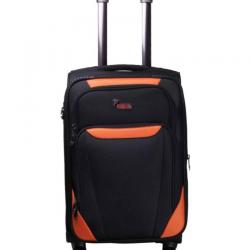 F Gear Black M Cabin Soft Bavaria Luggage