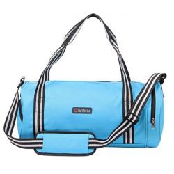 Bleu Modish Blue And Black Duffle Bag
