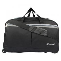 President Black Solid Duffle Bag