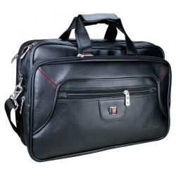 Da Tasche Black P.U. Office Bag