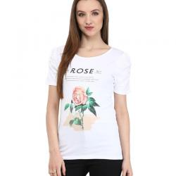 Honey By Pantaloons White Round Neck T Shirt