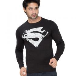 Alan Jones Clothing Black Cotton T-shirt