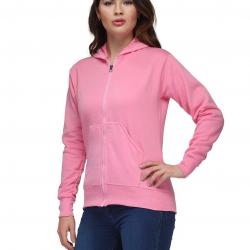 Oleva Ladies Sweatshirt With Hood OSS_1_Pink_XL