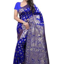 Shree Sanskruti Womens Banarasi Silk Sari