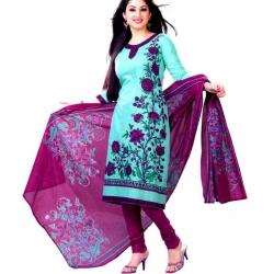 Miraan Womens Cotton Unstitched Salwar Suit Dress Material