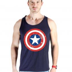 SAYITLOUD Mens Round Neck Sleeveless