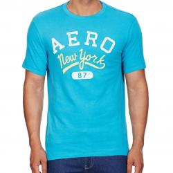 Aeropostale Mens Cotton Blue T-Shirt