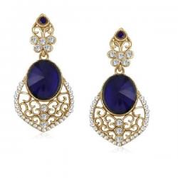 VK Jewels Zaffre Blue Alloy Drop Earring