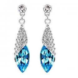 University Trendz Univ_015 Crystal Alloy Drop Earring