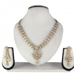 Atasi International Alloy Jewel Set White