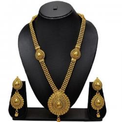 Pourni Brass Jewel Set