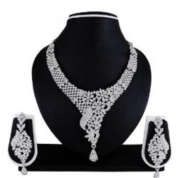 Atasi International Alloy Jewel Set White