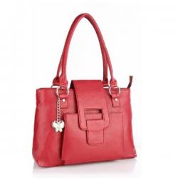 Butterflies Shoulder Bag Red