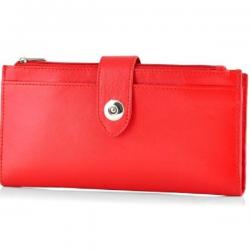 Butterflies Women Casual Red Artificial Leather Wallet