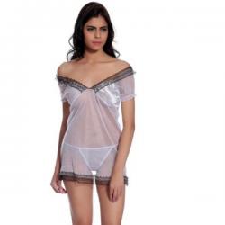 Glam Quotient Self Design Babydoll