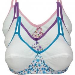 X-WELL Womens T-Shirt Multicolor Bra