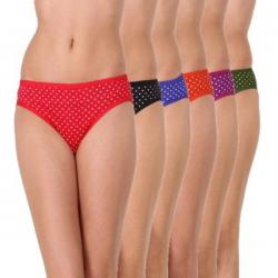 Urbaano Womens Hipster Blue, Black, Purple, Red, Green, Orange Panty