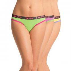 PrettySecrets Womens Bikini Purple, Green, Yellow Panty