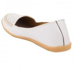 Footrendz Cutwork Bellies, White