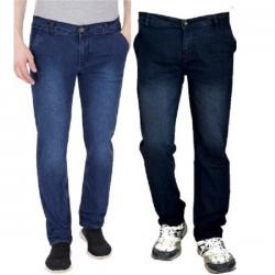 Fizzaro Slim Fit Fit Mens Black, Blue Jeans