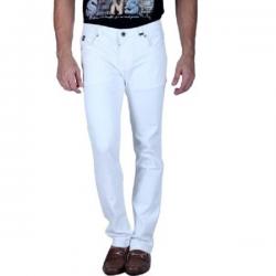 LAWMAN Slim Fit Mens White Jeans