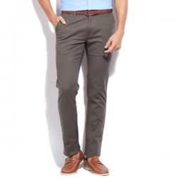 Numero Uno Slim Fit Mens Grey Trousers