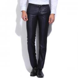 John Players Slim Fit Mens Blue Trousers