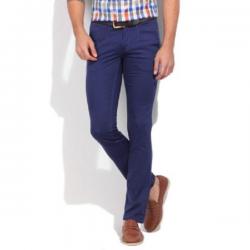 John Players Skinny Fit Mens Blue Trousers