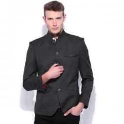 Harvard Solid Single Breasted Casual Mens Blazer